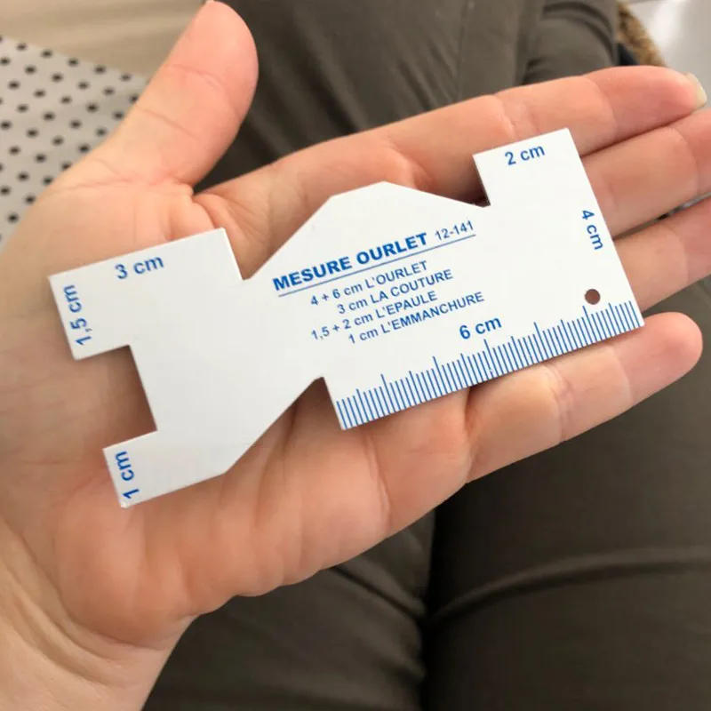 Description Picture 2 of itemPrecision Seam Measuring Gauge Metal Quilting Tailor Ruler Template Sewing Ruler For DIY Patchwork Quilting Craft Accessories