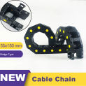 55*150 55x150 Nylon Plastic Transmission Cable Chain Bridge Type Drag Leaf Chain Towline 55 Wire Carrier