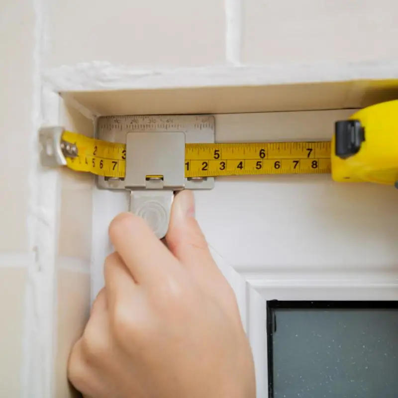 Description Picture 6 of itemMeasuring Tape Locator Convenient Tape Measures Positioning Tool Clip Precise Measure Handheld Portable Measure Tool Accessories