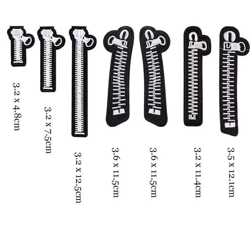 Description Picture 2 of itemWholesale Zipper Star Heart Letter Slogan Word Embroidery Patches for Clothing Iron on Clothes Jeans Appliques Stripes Stickers