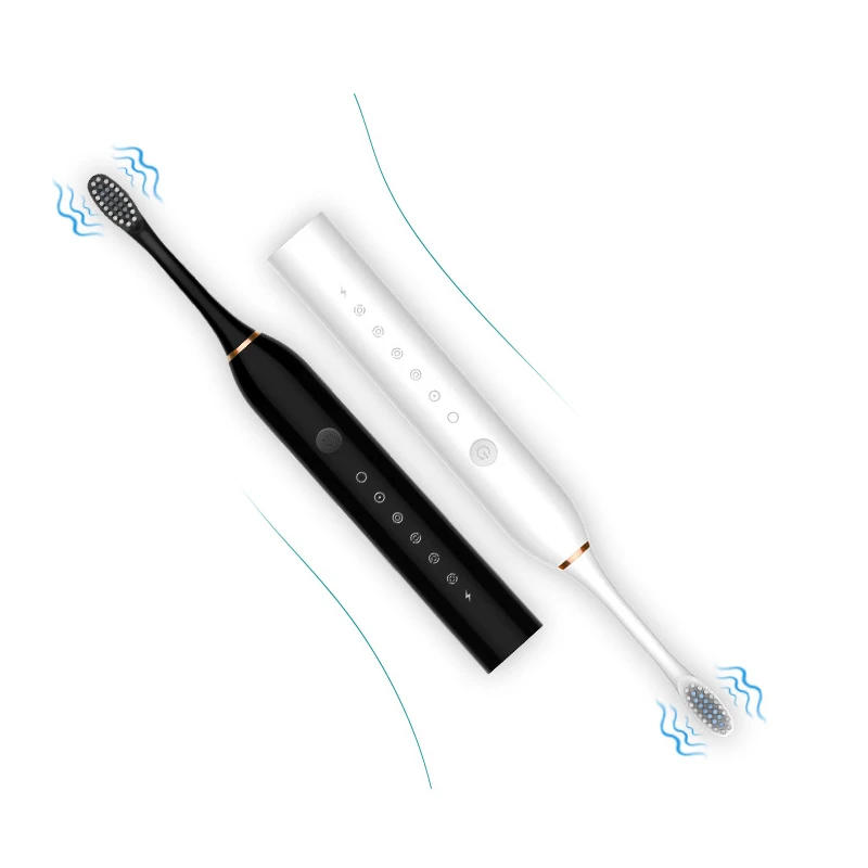 Description Picture 6 of itemNew 6 Mode Electric Toothbrush Sonic Brush Head Adult Timer Brush USB Charger Rechargeable Tooth Brushes Replacement Heads Set