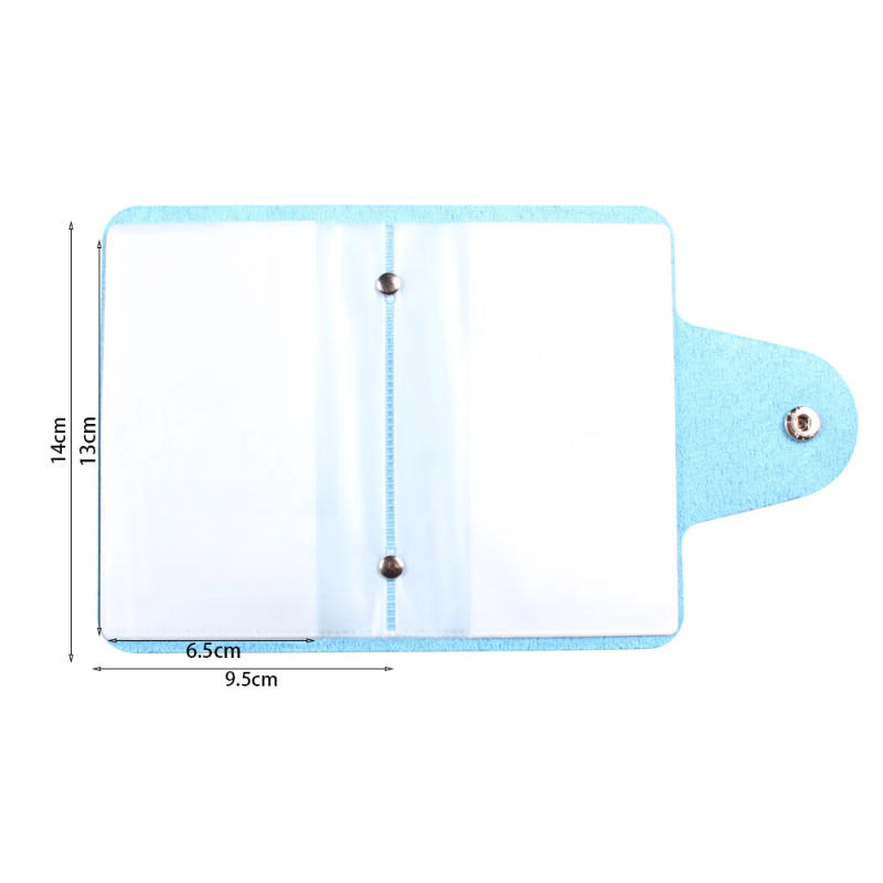 Description Picture 4 of item20Slots Blue/Laser Silver Pu Leather Nail Art Stamping Plate Case Bag Folder Nail Stamp Templates Holder Stencils Storage Bag