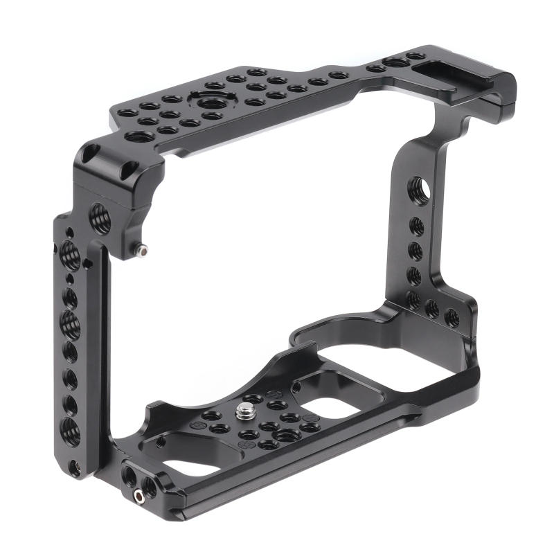 Description Picture 2 of itemFotga CNC Aluminum DSLR Camera Cage Kit Extension Frame Cold Shoe for Nikon Z5/Z6/Z7/Z6II/Z7II Multiple 1/4" 3/8" Screw Holes