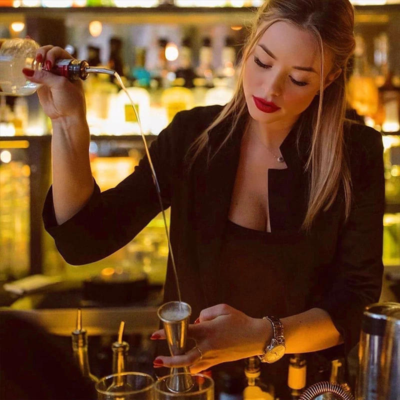 Description Picture 3 of itemCocktail Bar Jigger Stainless Steel Japanese Design Jigger Double Spirit Measuring Cup For Home Bar Party Bar Accessory Bar Tool