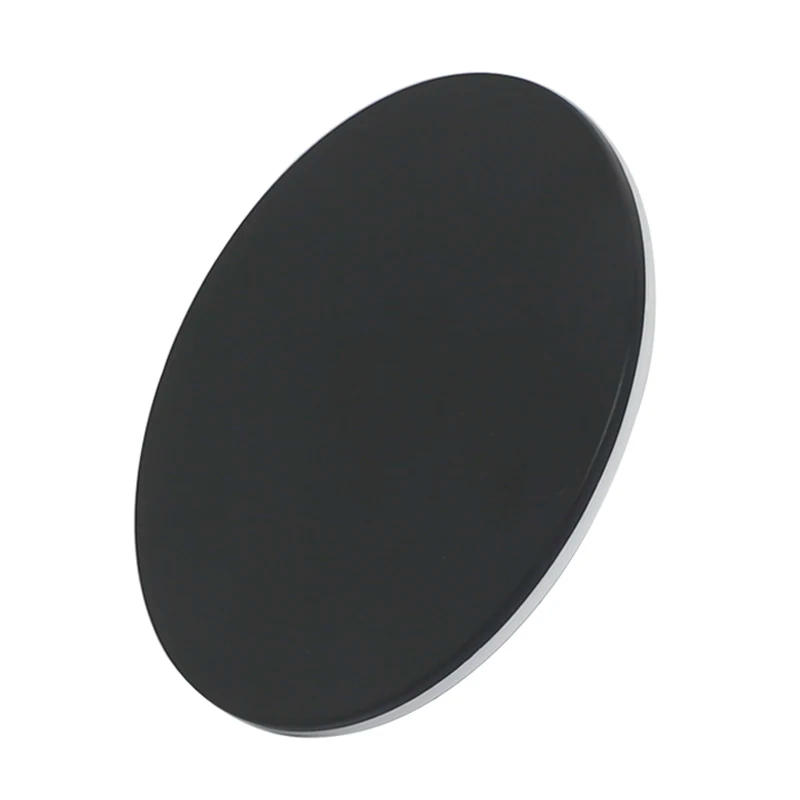 Description Picture 5 of item95 Diameter Working Stage Stereo Microscopes Transparent Frosted Glass Board Base Round Black White Plate Microscope Accessories