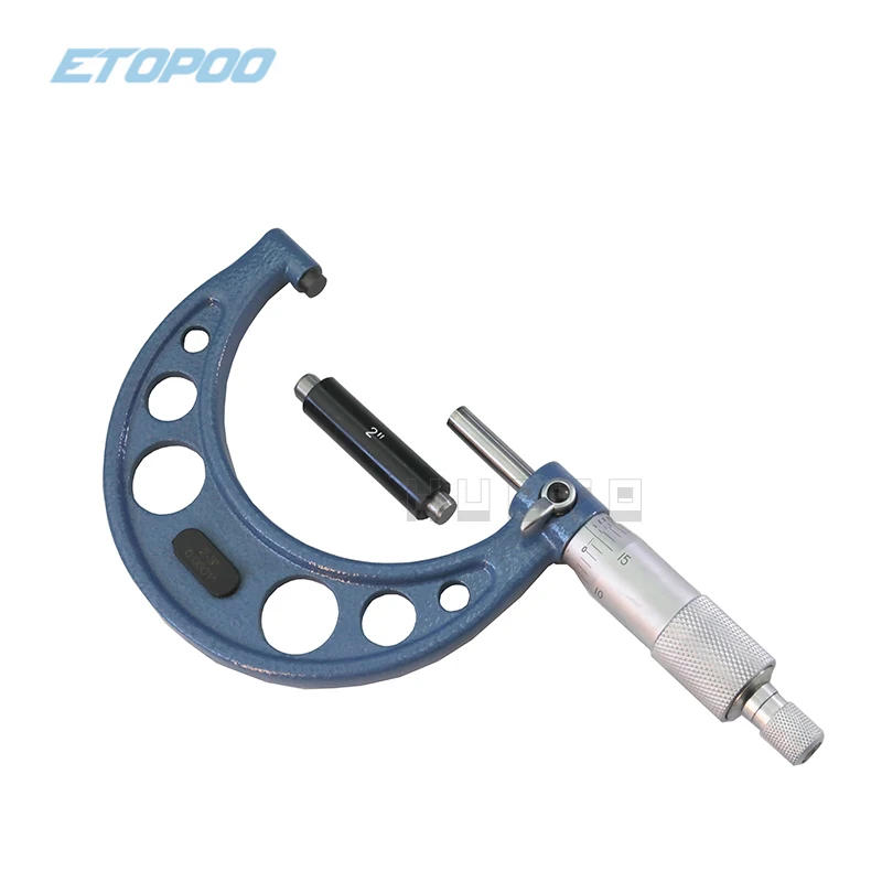 Description Picture 4 of item3Pcs Micrometer Set Bearing Steel High Accuracy Outside Diameter Wrench Measurement Tool 0 -75mm/0-3" Measurement Tool