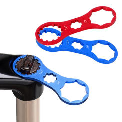 Aluminum Bicycle Front Fork Repair Tool for SR Suntour XCR/XCT/XCM/RST MTB Bike Front Fork Cap Wrench Rockshox Disassembly Tools