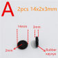 2pcs 14x2x3mm