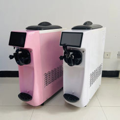 Mini Single flavor Desktop Ice cream maker stainless steel restaurant soft serve ice cream making machine
