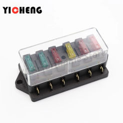 High quality car fuse box 6P six-way