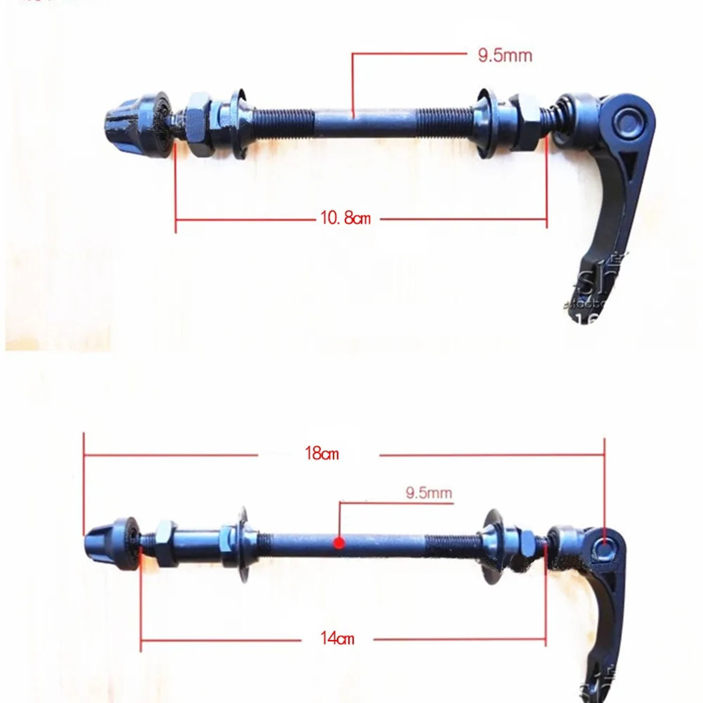 Description Picture 3 of item1set MTB Bike Axle Front Rear Quick Release Skewers Tools With 25mm(1/4) Hub Bearings For 6/ 7/ 8 Speed Universal Bicycle Parts