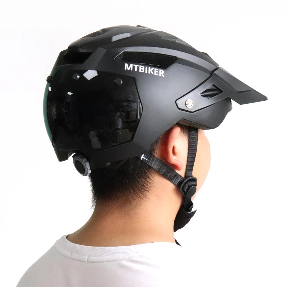 Description Picture 5 of itemUltralight Cycling Safety Helmet, Outdoor Bicycle Taillight Helmet, Removable Lens Visor, Mountain MTB Bike Helmet