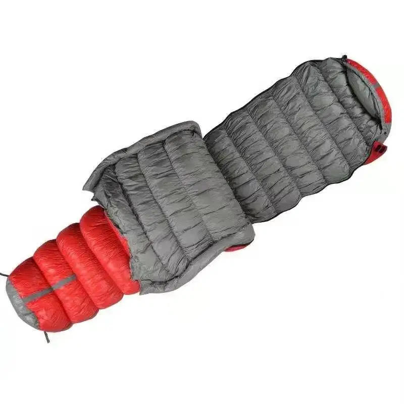 Description Picture 4 of itemSuper Warm Ultralarge 225*90CM 2500G/3000G White Goose Down Filling Ultralight Waterproof Camping Winter Sleeping Bag