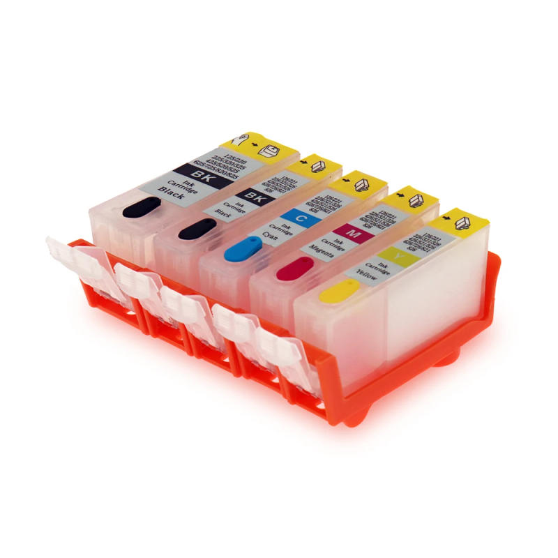 Description Picture 5 of itemPGI-425 CLI-426 Refillable Ink Cartridge for Canon PIXMA MG8140 MG6140 MG5140 MG5240 IP4840 IX6540 MX884 With ARC Chips 5 Color