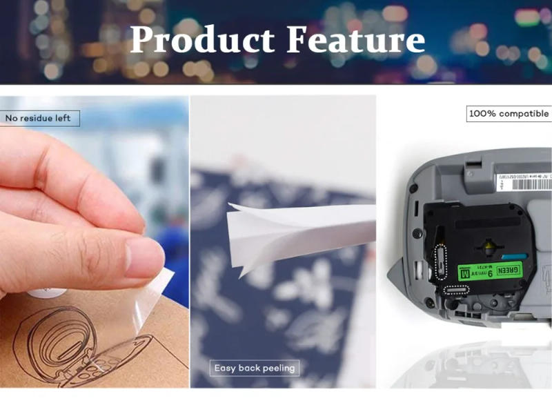 Description Picture 5 of itemCIDY Compatible brother M-K231 MK231 MK 231 MK-231 black on white 12mm laminated strong adhesive label tapes for PT-80 PT-70