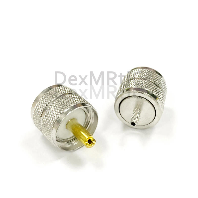 Description Picture 4 of item1PC UHF Male PL259 SO239 Female Jack RF Coax Connector For RG316 RG174 RG58 Cable Welding Terminal NEW