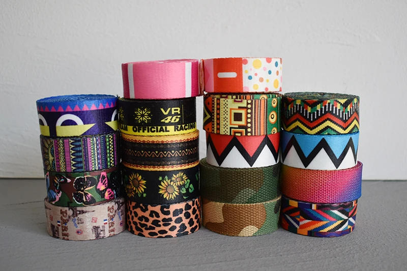 Description Picture 2 of item5 Yards Width 25mm Webb 12 Colors Printed Webbing Ribbon Luggage Belt Strap Rope Dog Pet Collar Leash Harness