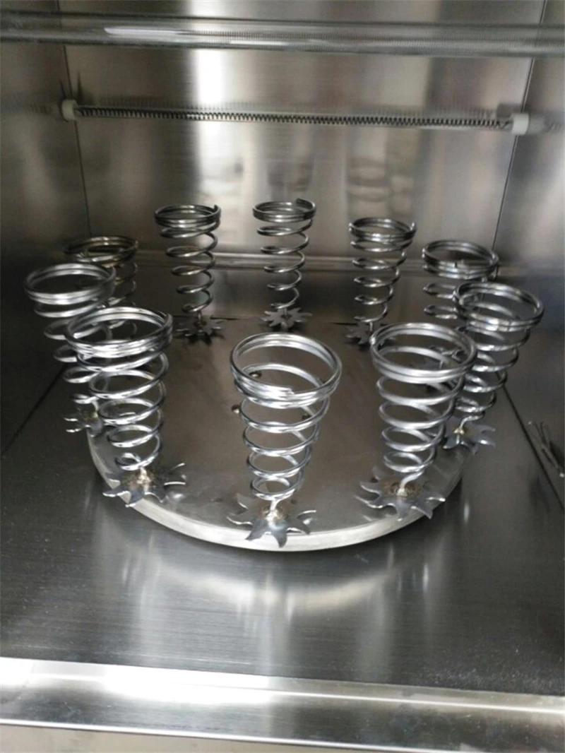 Description Picture 4 of itemElectric cone pizza making baking machine pizza cone oven and display case Display cabinet and Pizza cone oven