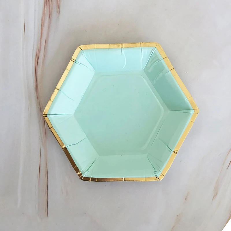 Description Picture 6 of item4inch Mini Plate Party Disposable Tableware Solid color Paper Plates Birthday Party Wedding Cake Decor Supplies Small Plates