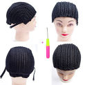 Stretchable Hair Hat High Quality Hot Sale wig net cap Hat Braid Wigs Hand Ready Halloween Curtain Fashional Synthetic Hair