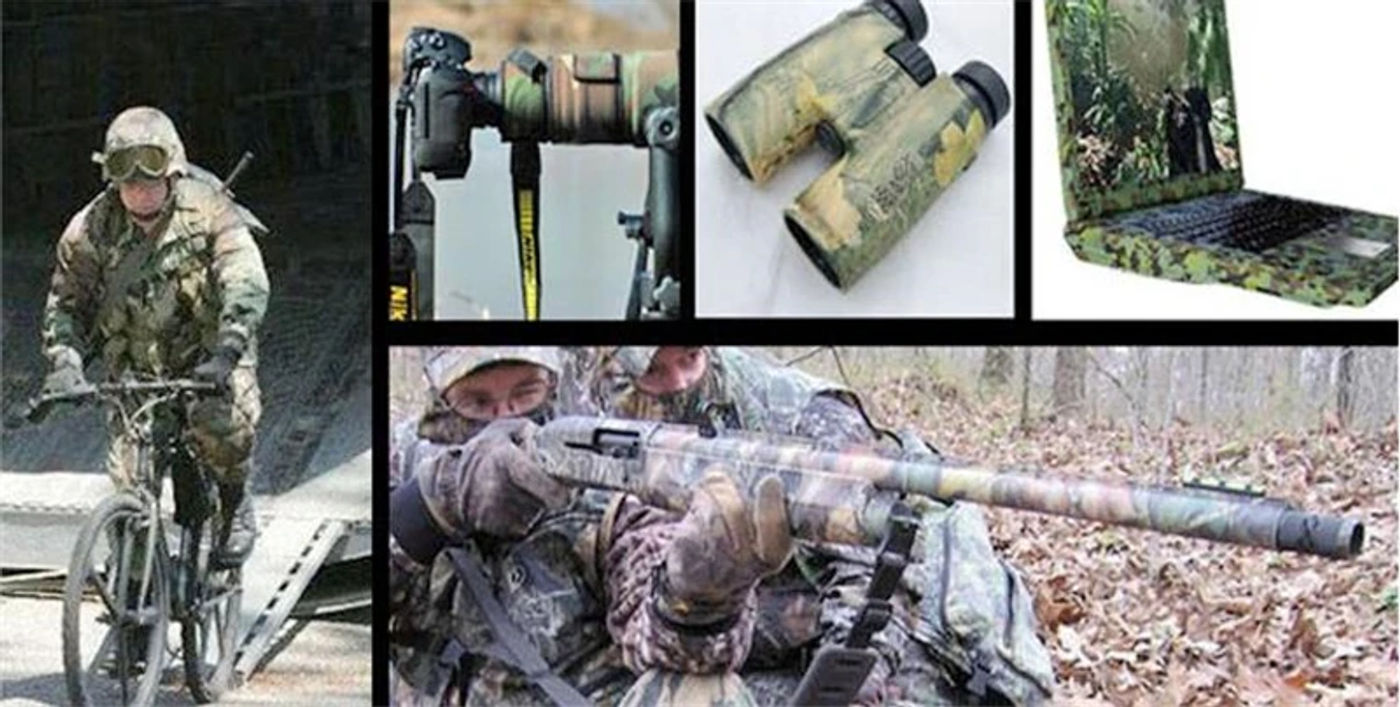 Description Picture 5 of itemOutdoor Woodland Camping Camouflage Tapes High Viscosity Hunting Gun Accessories Stealth Tape Bandage 0.05m x 10m/2inchx390inch