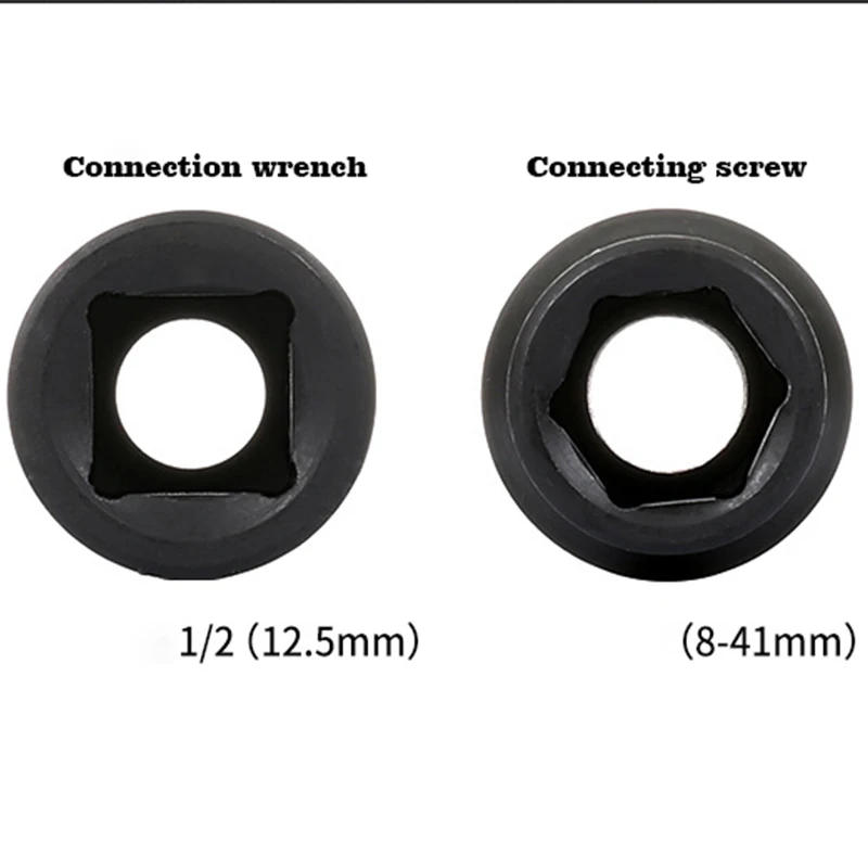 Description Picture 2 of item1PCS Impact Socket Set 1/2 (12.5mm) Metric Drive Deep Socket Set Air Sockets Wrench Head for Air Pneumatic Tool Repair Tools