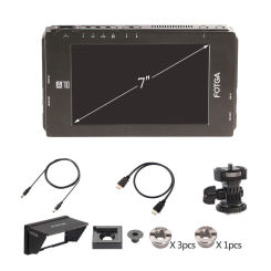 FOTGA DP500IIIS A70 A70T A70TL A70TLS 7"  Touch Screen FHD Video On-Camera Field Monitor HDMI-compatible SDI 4K for DSLR Cinema