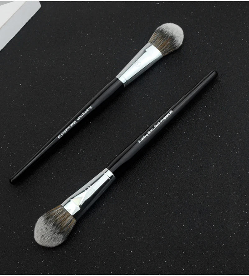 Description Picture 5 of itemProfessional Blush Makeup Brush Powder Setting Base Contour Foundation Highlighter Blending Blush Face Make up Cosmetic Tools 99