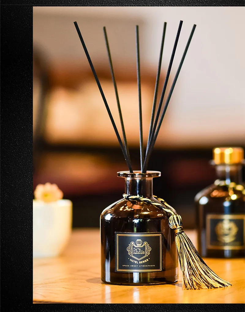 Description Picture 5 of item1pcs 50ml Reed diffuser Sets Bedroom Air Freshener Scented Aromatherapy Essential Oil for Gift Hilton Shangri-la Ocean Lavender