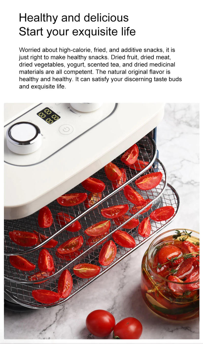 Description Picture 3 of itemFruit Vegetable Dryer Food And Fruit Dehydrator Drying Machine 4 Layers Capacity Pet Snack Maker