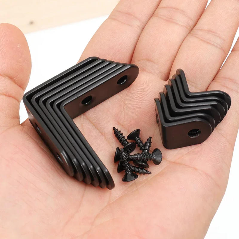 Description Picture 6 of item30/10Pcs 90 Degree Corner Brackets L-type Fixed Bracket Wood Board Support Joint Fastener Corner Connector Bracket Corner Code