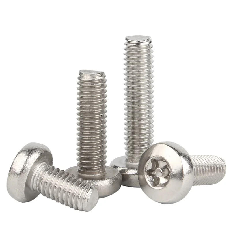 Description Picture 4 of item304 Stainless Steel Six Lobe Torx Button Round Head with Pin Anti-theft Tamper Proof Security Screw Bolt Torx Button Head Screw