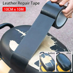 1Rolls PU Leather Repair Tape Black Strong Sticky First Aid Patch Self Adhesive Waterproof Leather Patch