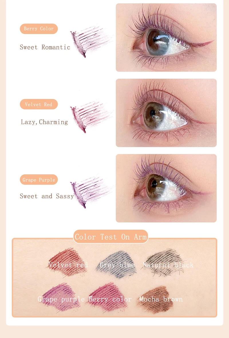 Description Picture 6 of itemUKISS Eyelash Primer Mascara Eyelashes Base Thick Long-wearing Waterproof Eye Black Brush Beauty Makeup