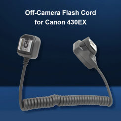 Off-Camera Flash Sync Extension Hot Shoe Sync Remote Focus Cord Camera Extension Cord Cable for Canon 580EX Accessories