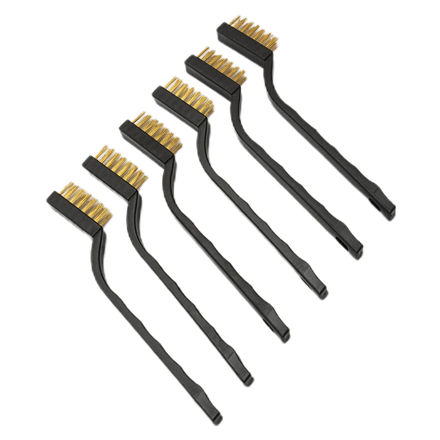 Description Picture 5 of item6Pcs/set Cleaning Brush Industrial Toothbrush Mini Copper Steel Wire Brush Stainless Steel Wire Brush Dirt Hard Cleaning Tool