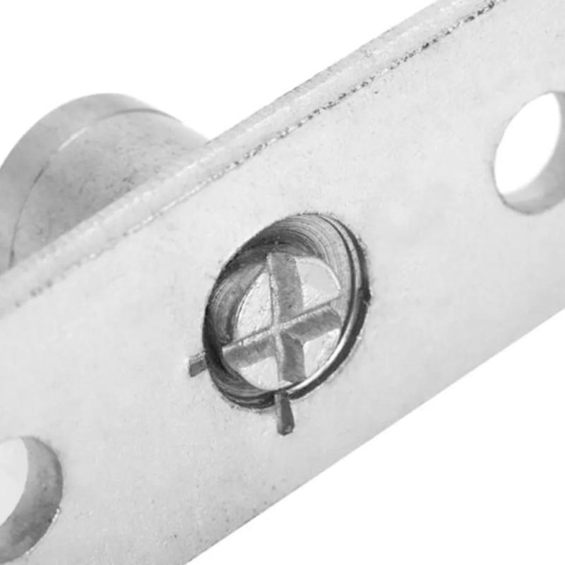 Description Picture 6 of item2Pcs Stainless Steel Barn Door Stopper Flat Stay Roller Guide Bearing Locator Bottom Floor Sliding Door Stop Household Hardware