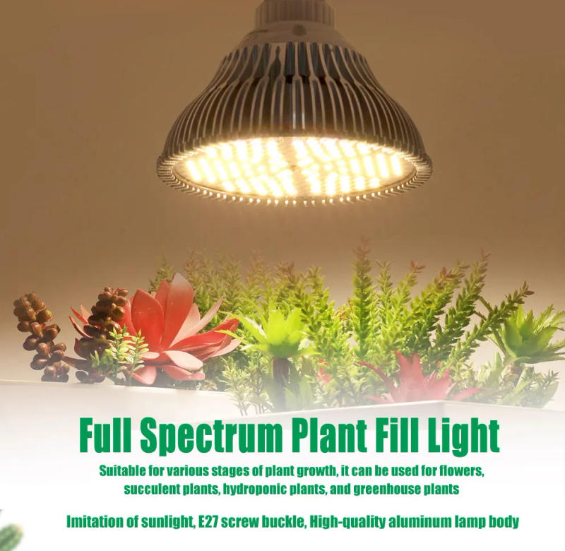 Description Picture 2 of itemLED Plant Supplementary Light E27 Greenhouse Seedling 85-265V Grow Lamp And Succulent Light Bulb Full Spectrum Imitation Of Sun