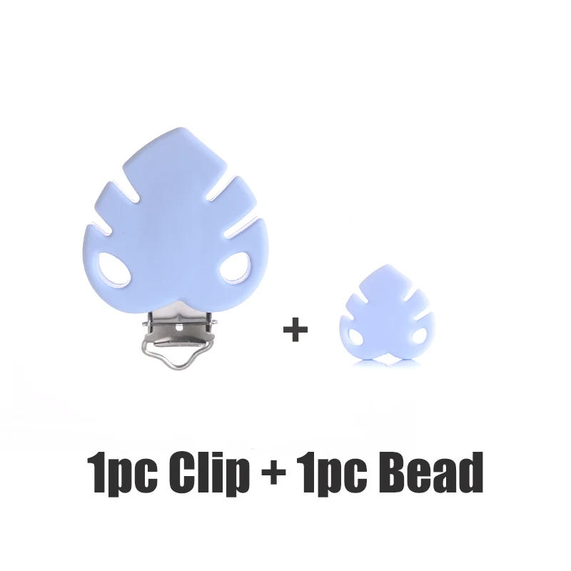 Description Picture 4 of itemCartoon Animal 2Pcs/Set Silicone Clip Beads BPA Free Handmade Teether Dummy Holder DIY Baby Pacifier Chain Necklace Accessories