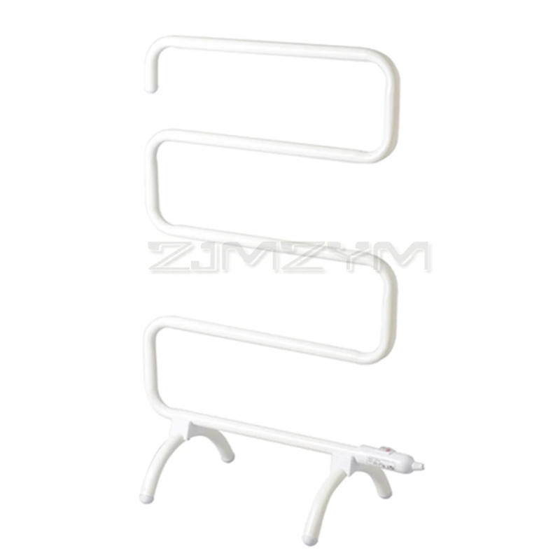 Description Picture 5 of itemElectric Heating Towel Rack Floor Stand Towel Holder Rail Constant Temperature Towel Warmer Rail Bathroom Towel Dryer 220V