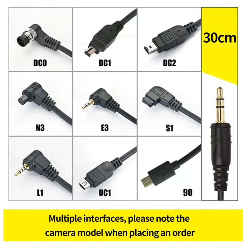 Description Picture 2 of itemPixel Shutter Release Remote Control Connecting DC0 DC2 N3 E3 S1 S2 Cable For Canon Nikon Sony TW-283 Camera Accessories