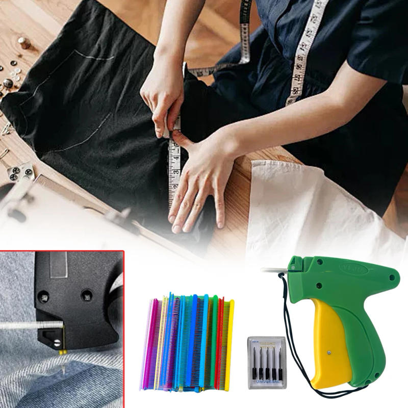 Description Picture 6 of itemQuilt Staple Gun Clothes Tagging Stitch Gun Stitchy Quick Clothing Fixer Garment Price Label Tags Gun Clothing Labeling Machine