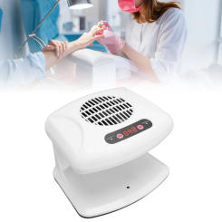 Nail Air Dryer Nail Blower Single Hand Nail Air Dryer Warm Cool Wind Automatic Sensor Nail Fan Blow Dryer for Home Salon