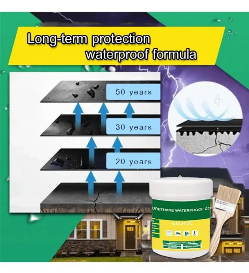 Description Picture 4 of itemTransparent waterproof Glue Water Proofing Sealant Paint Invisible Adhesive Repair roof wall cracks