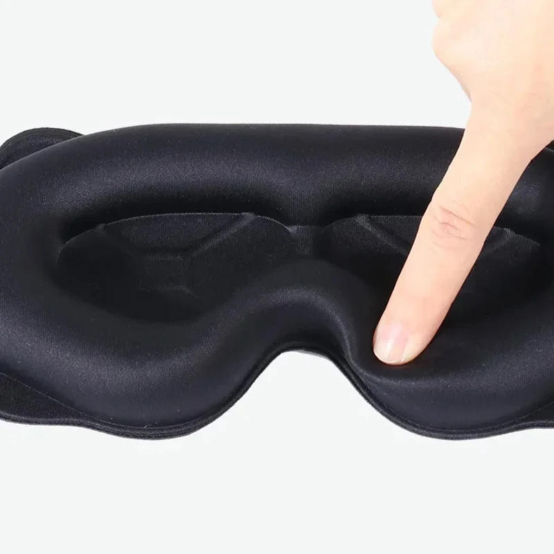 Description Picture 5 of item3D Sleeping Mask Block Out Light Sleep Mask For Eyes Soft Sleeping Aid Eye Mask for Travel Eyeshade Night Breathable Slaapmasker