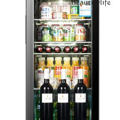 Household fresh-keeping cabinet small mini refrigerator red wine beverage display cabinet