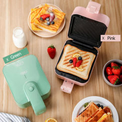 650W Sandwich Maker Breakfast Machine Toaster Machine Home Light Food Waffle Maker Multi-Function Heating Toast Pressure Toaster