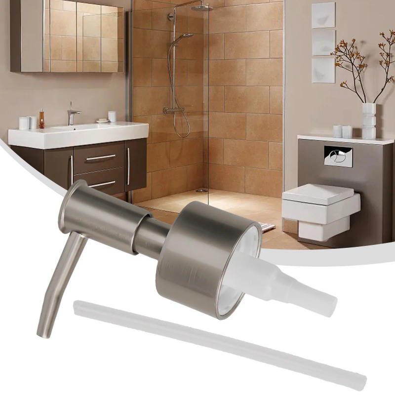 Description Picture 5 of itemLotion Pump Head With 11cm Tube 28 Thread Plastic Lotion Soap Bottle Spray Head Shower Gel Press Head Bathroom Fixture