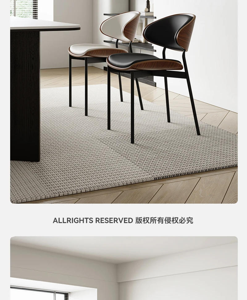 Description Picture 5 of itemMobile Chair Nordic Modern Kitchen Furniture Dining Set Table Chairs Accent Sillas De Comedor Relaxing Outdoor Furnitures