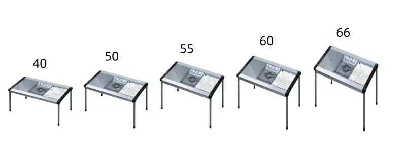 Description Picture 6 of itemIGT Table Legs Table Accessories Stainless 5 Gear Adjustable Height Telescopic Outdoor Camping Portable Combination Table Leg